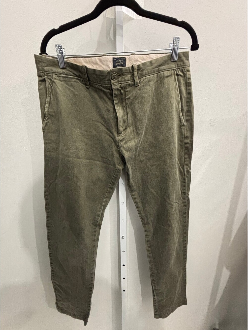 J.Crew Stretch Olive Green Chino Pants